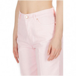 Jeans e pantaloni in cotone rosa - W29