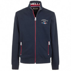 Maglione in cotone blu - S