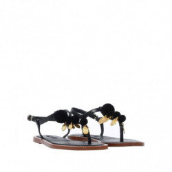 Sandalo in pelle nera - EU39/US9