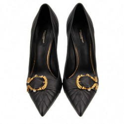Décolleté in pelle nera - EU36.5/US6.5