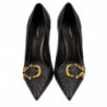 Décolleté in pelle nera - EU36.5/US6.5