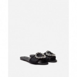Sandalo in pelle nera - EU35/US5
