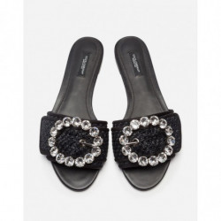 Sandalo in pelle nera - EU35/US5