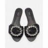Sandalo in pelle nera - EU35/US5