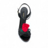 Sandalo in pelle nera - EU38.5/US8.5