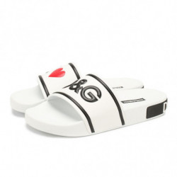Sandalo in cotone bianco -...