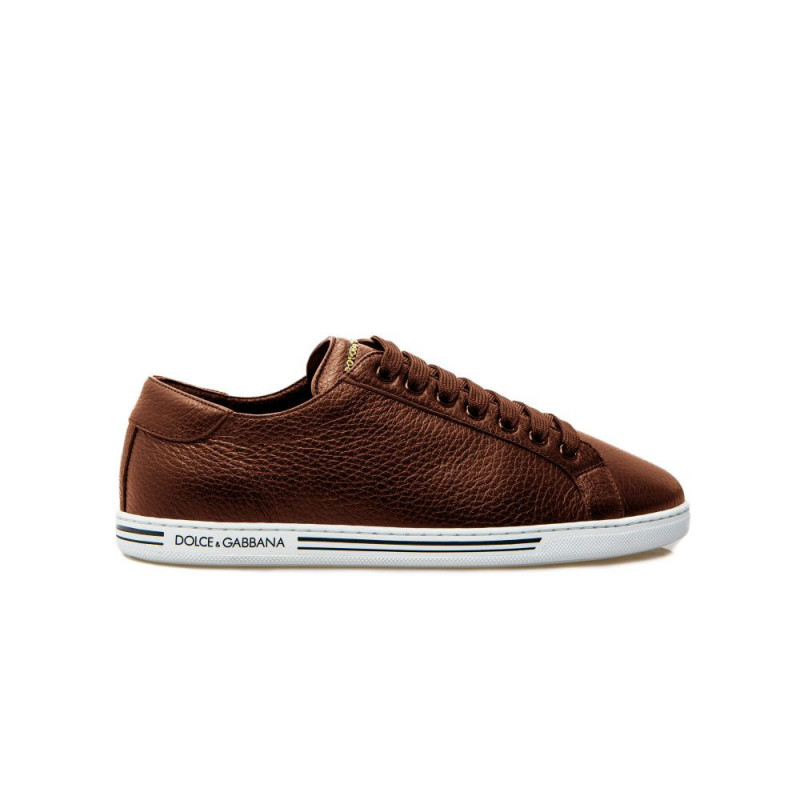 Sneaker Di Cervo In Pelle Marrone - EU39/US6