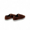 Sneaker Di Cervo In Pelle Marrone - EU39/US6