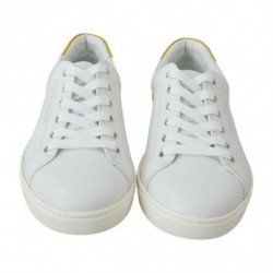 Sneaker Di Pelle Di Vitello Bianca - EU41/US8