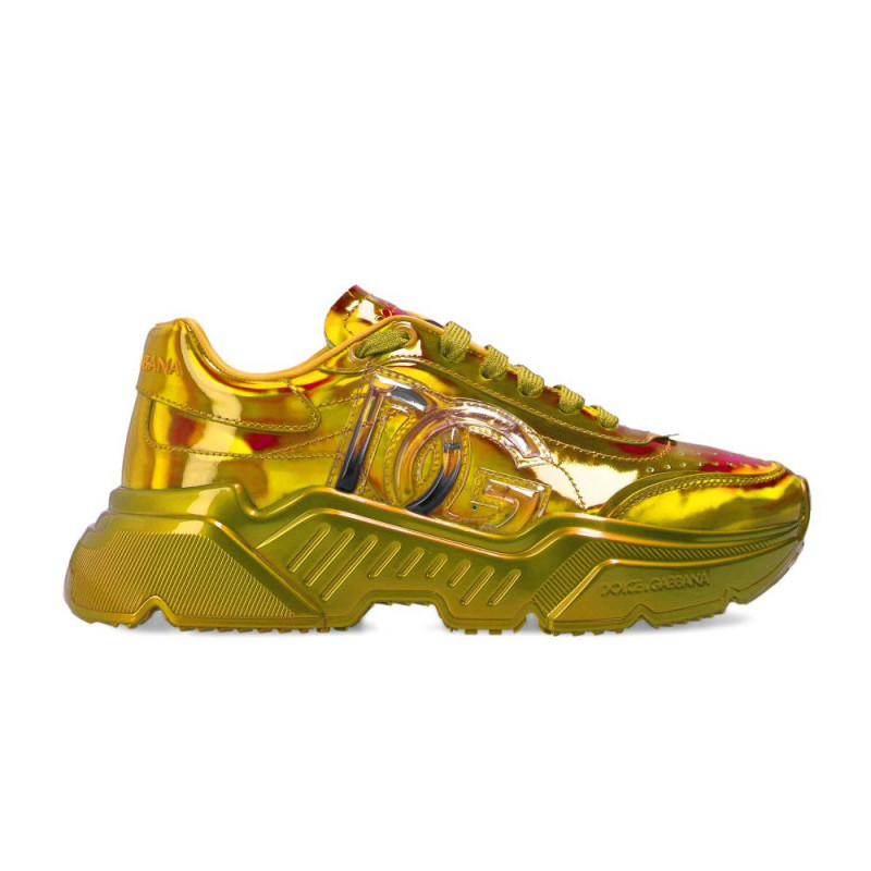 Sneaker Di Pelle Di Vitello Gialla - EU39/US9