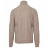 Maglione di lana beige - XXL