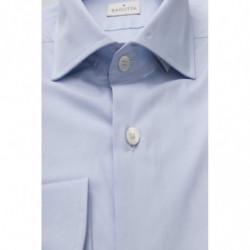 Camicia elegante slim fit con colletto francese - L
