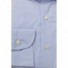 Camicia Elegante in Cotone Azzurro con Collo Francese - XL