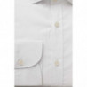 Camicia bianca elegante colletto alla francese, vestibilità slim - XL