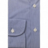 Camicia Elegante Azzurra Vestibilità Media con Collo Francese - XXL