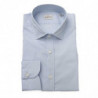 Camicia slim fit con colletto francese slanciato - L