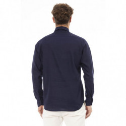 Camicia Baldinini Trend Chic in cotone Blu - L