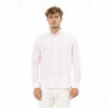 Camicia Baldinini Trend Chic in cotone rosa - L
