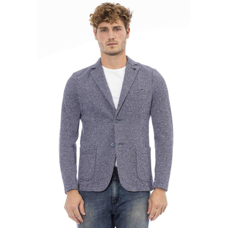 Giacca Classica in Tessuto Blu Distretto12 - Eleganza ridefinita - XL