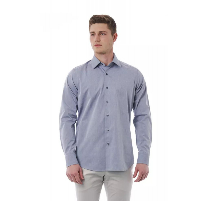 Camicia in cotone grigio - M