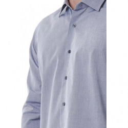 Camicia in cotone grigio - M