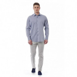 Camicia in cotone grigio - M