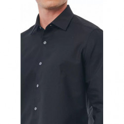 Camicia in cotone nero - XL