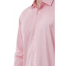 Camicia in cotone rosa - L