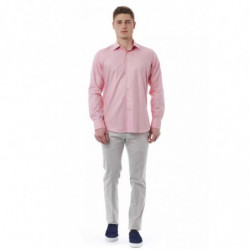 Camicia in cotone rosa - L