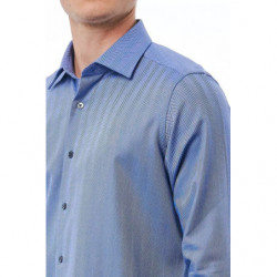 Camicia in cotone azzurro - M