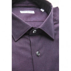Camicia in cotone bordeaux - 4XL