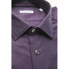 Camicia in cotone bordeaux - 4XL