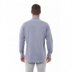 Camicia in cotone grigio - L