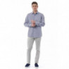 Camicia in cotone grigio - L