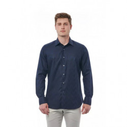 Camicia in cotone blu - M