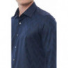 Camicia in cotone blu - M