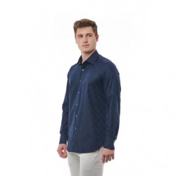 Camicia in cotone blu - M