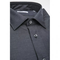 Camicia in cotone nero - XL