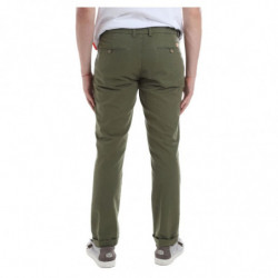 Jeans e pantaloni in cotone verde - W32