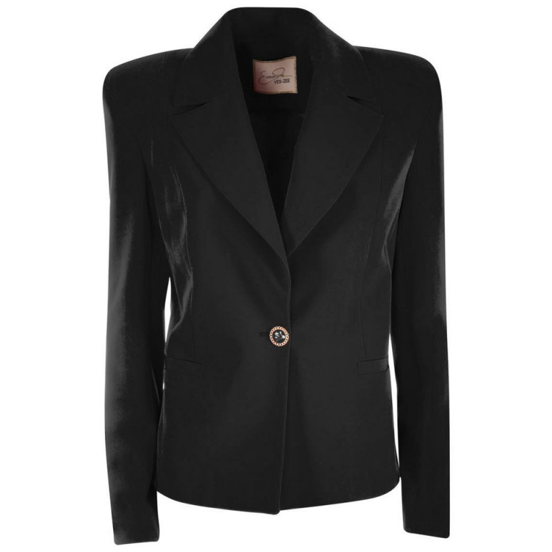 Abiti e blazer in poliestere nero - S