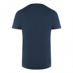 Maglietta in cotone blu - L