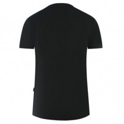 Maglietta in cotone nero - XL