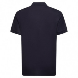 Polo in cotone blu - L