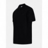 Polo in cotone nero - XXL