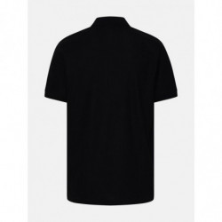 Polo in cotone nero - XXL