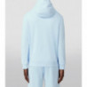 Maglione in cotone azzurro - S