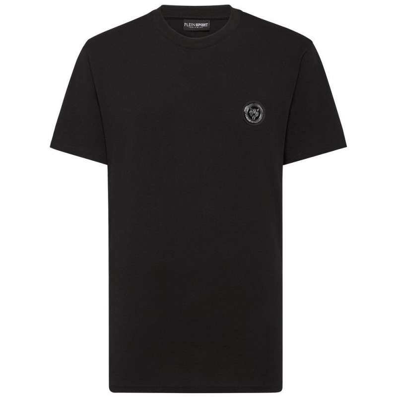 Maglietta in cotone nero - XXL