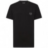 Maglietta in cotone nero - XXL