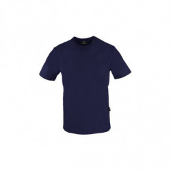 Maglietta in cotone blu - L