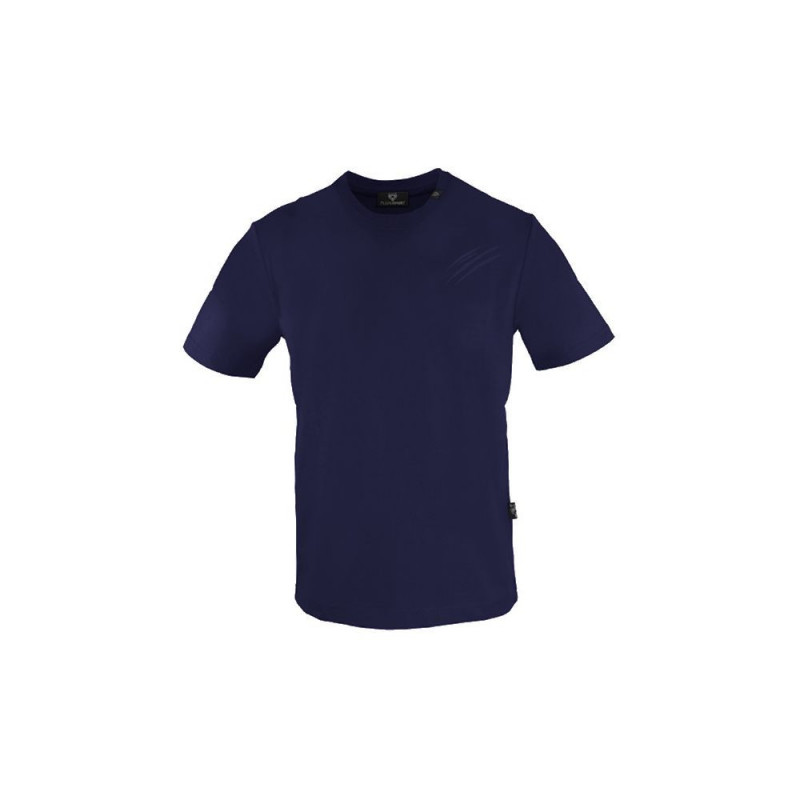 Maglietta in cotone blu - L
